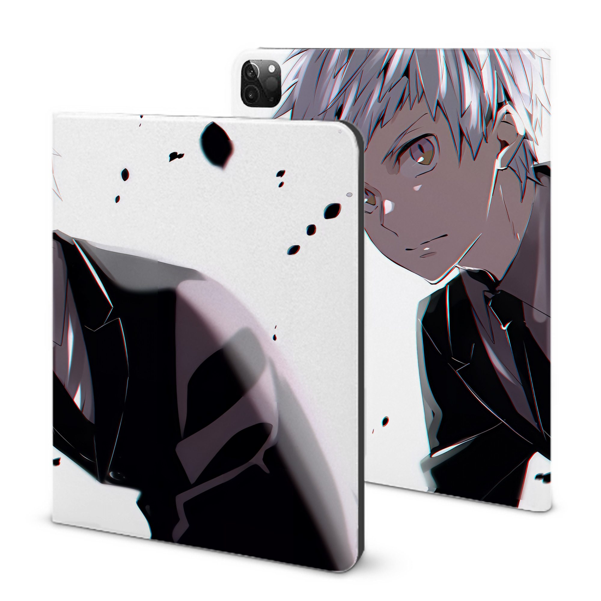 （画像用） 文豪ストレイドッグス Bungo Stray Dogs IPadケース ペンホルダー付き ブックスタイルデザイン